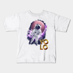 Astronaut Yolo Kids T-Shirt